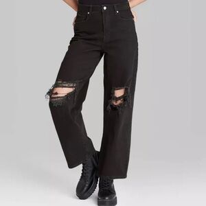 Wild Fable Black Straight Leg Jeans